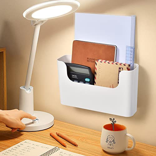 JOMOLA No Drilling Wall Mount File Holder - Off-White Mail Organizer, 1 Pack