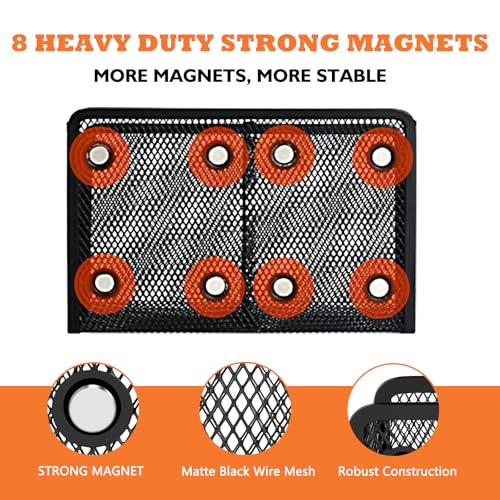 Ameceres 2-Slot Magnetic Pencil Holder Whiteboard & Locker Organizer - 1 Pack