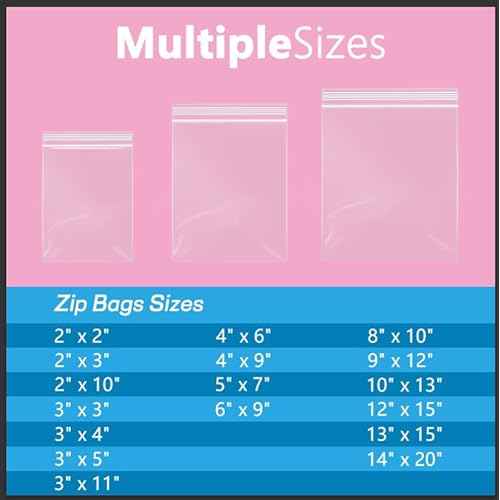 iMailer - 100 Pcs- 8" x 10" Plastic Zip Poly Bags- Clear Resealable Zip Bag for Art Prints, Brochure, Photoes, Handicraft Gift
