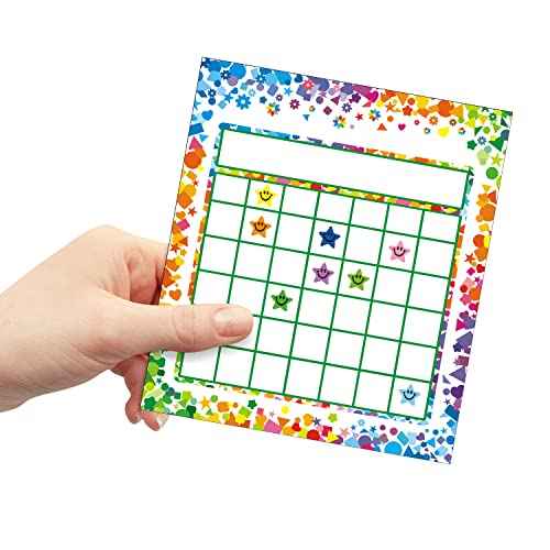 REGELETO 80 Pack Incentive Reward Chart for Classroom Home Behavior for Kids Students with 2400 Pieces Star Stickers