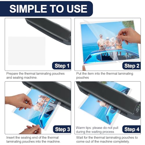 Joyberg 33 PCS Laminating Sheets 9x11.5 inch, 3 Mil Plastic Laminate Sheets for Office & School