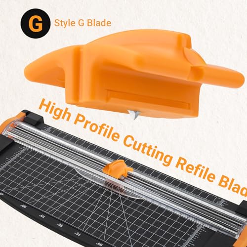 Paper Cutter Blades for Fiskars 9” & 12” Personal Trimmers - Replacement Pack