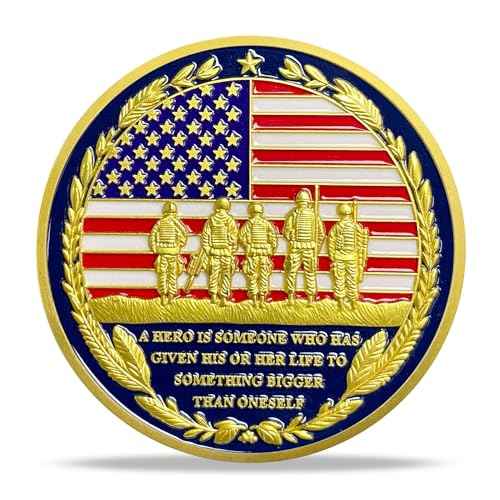 42Pcs Military Challenge Coins Bulk Pack Thank You Appreciation Coin Gifts for Veterans Soldiers Men Women