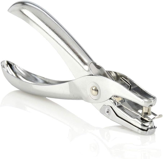 Swingline Single Hole Punch - 5 Sheet Capacity Chrome Paper Puncher | Durable & Stylish Design