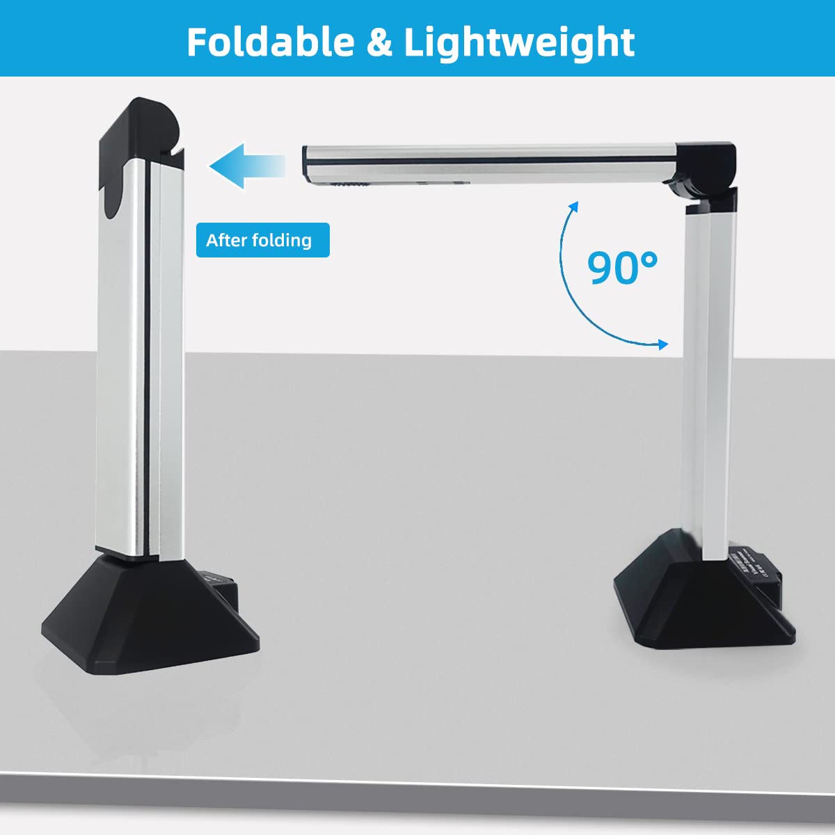 ZSEEWCAM S213AF Document Camera for Teachers with Light, USB Visualiser A3-Size Mac, Windows, Chromebook Compatible Excellent for Online Teaching, Distance Learning, Web Conferencing
