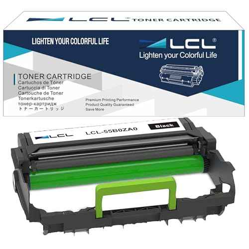 LCL 55B0ZA0 Black Imaging Unit Replacement for Lexmark MS331 MS331dn MS431 MS431dn MS431dw MX331 MX331adn MX431 MX431adn MX431adw MX432 MX432adw B3340 B3340dw B3442 B3442dw XM1342 MB3442 (1-Pack)