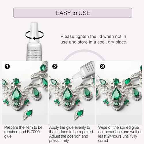 8 PCS 15ml B7000 Glue Clear with Precision Tip, Rhinestone Glue for Nail, B-7000 Glues for Craft Glues, Jewelry Making, Nail Art, DIY, Makeup, Shoes