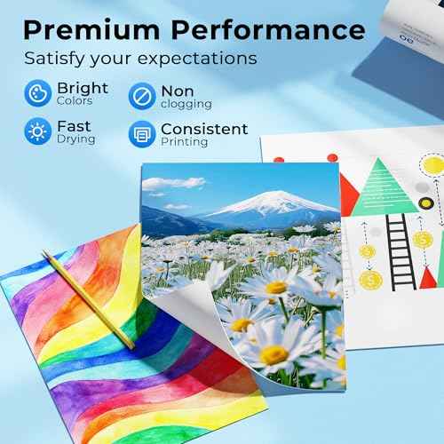 542 Pigment Ink 542 Refill Ink Bottle for Epson 542 Ink Refill Bottles for Ecotank Used for Pro ET-5800 ET-5850 ET-5880 ET-16600 ET-16650 (1 Black,1 Cyan,1 Magenta,1 Yellow,4 Pack)