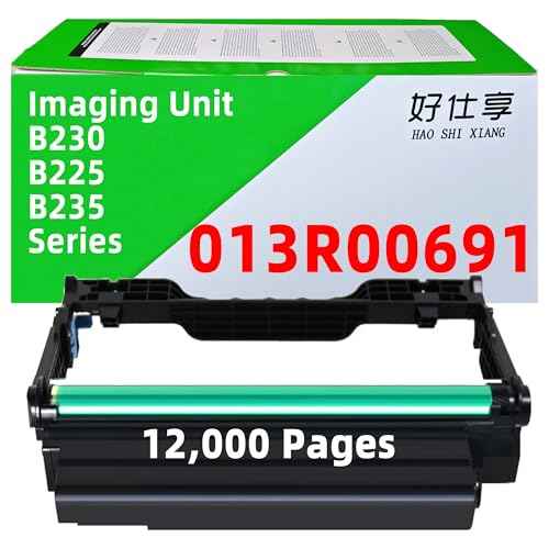 B230 013R00691 Drum Unit Imaging Unit High Yield Compatible for Xerox B225 B230 B235 Laser Printer (Drum Unit 12000Pages 1Pack )