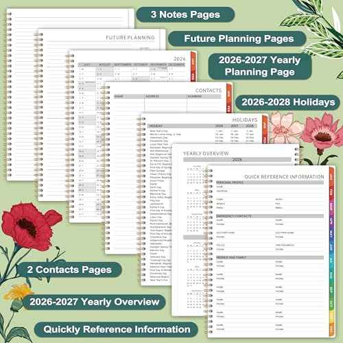 2026 Appointment Book/Planner - 2026 Daily Hourly Planner, Jan 2026 - Dec 2026, Weekly Appointment Book, 8.5" x 11", 30-Minute Interval, Lay-Flat, Tabs, Ample Space with Notes £¦ To-Do Lists