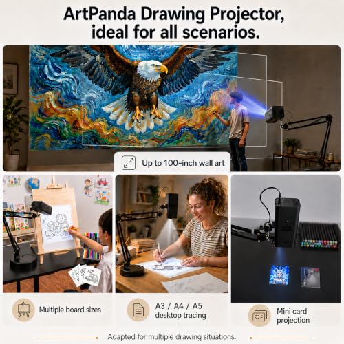 Art Projector for Tracing and Drawing — Adjustable, WiFi & Offline Use