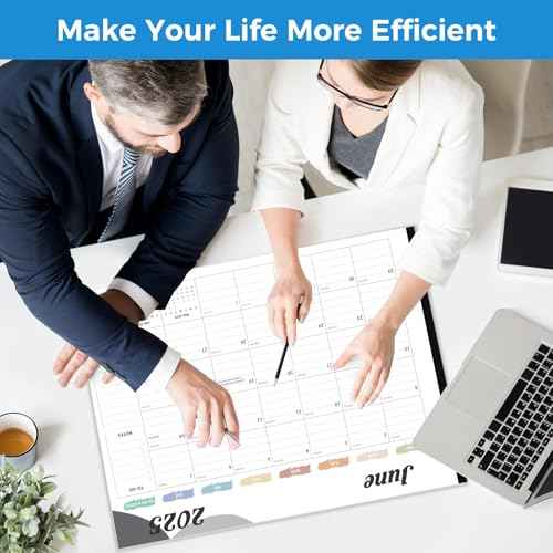 Desk Calendar 2025-2026, Desk Calendar Large 22x17, 18 Months Desk Top Calendar, From July 2025 to December 2026 with To Do & Notes, Holiday & Julian Date for Home, School & Office