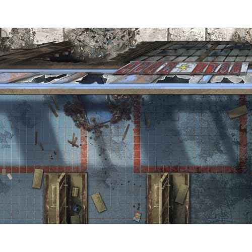 Modiphius Entertainment: Fallout: The Roleplaying Game - Map Pack 2: Wasteland Locales - 32 Page RPG Book & 4 Double-Sided Poster-Sized Maps, Tabletop