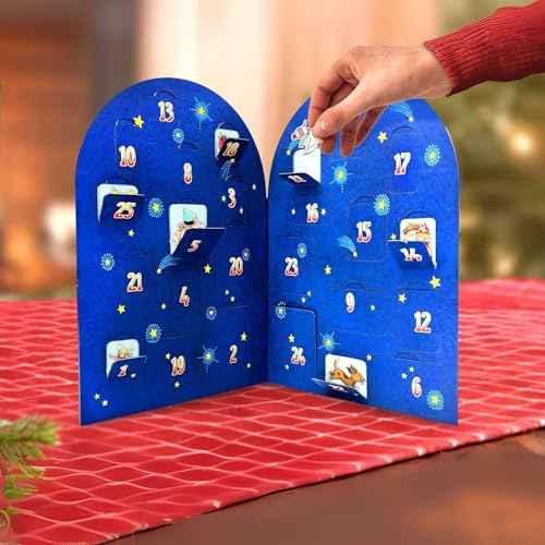 Freshcut Paper 2025 Advent Calendar, Mary Engelbreit's Christmas Village, Pop Up 3D Greeting Cards, Paper Advent Calendar for Adults, Christmas Gifts, Holiday Cards with Blank Notecard & Envelope