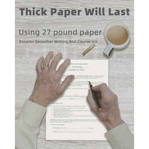 2025 Last Will and Testament Kit (3-Pack) ? DIY Estate Planning Forms, Lawyer-Prepared Templates with Instructions & Security Envelopes ? Valid in All 50 States