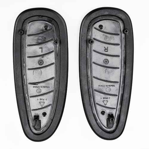 MingYi.office Arm Pads Caps Replacement for Humscale Liberty Office Chair, for Fixed and Height Adjustable Arm, Black Vinyl (1-Pair). (for Height Adjust Arm)