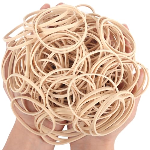 AMUU Light-Brown Rubber Bands #33, 200pcs, 90mm x 3mm x 1.5mm