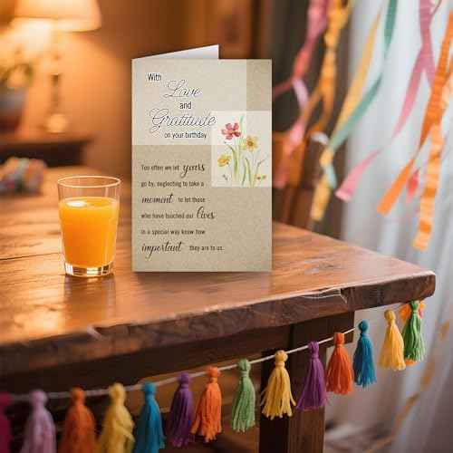 Friend Birthday Card for Women Female, Best Friend Birthday Gifts for BFF Sister, Exquisite Greetings Bday Card for Friends, Friendship Card