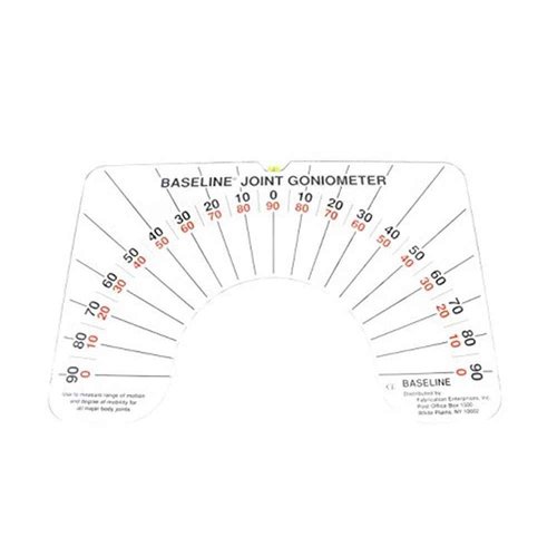 Baseline 12-1076 Large Joint Arthrodial Protractor Goniometer, Cervical Rotation