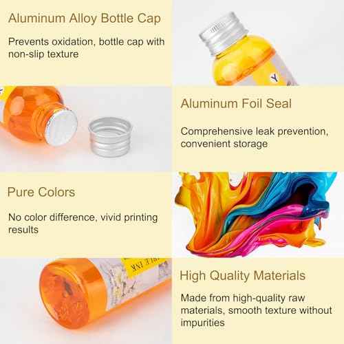 4¡¿100 ML Ink Refill Kit, Compatible for 280/281 270/271 250/251 1200 2200 1500 2500 PG210 CL211 PG245 CL246 Suitable PIXMA iP7220 MG5420 MG5520 MG6420 MX722 MX922 Printers, 4 Colors BK C Y M