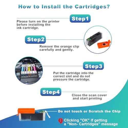 280 281 PGI-280XXL CLI-281XXL Compatible Ink Cartridge Replacement for Canon 280 281 Ink to use with PIXMA TS8322 TS8300 TS8222 TS8100 TS8200 TS9100 TS8320 TS8220 TS9120 TS8120 (6 Value Pack)