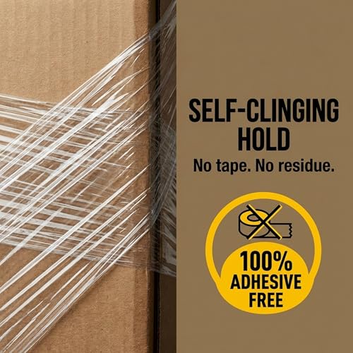 BOX USA Stretch Wrap Extra Wide Film Roll - 20 in & 1000 ft long