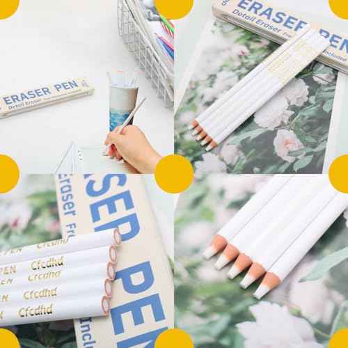 Eraser Pen 10-Pack Erasers for Pencils Accurate Force Transmission Precise Erasers Drawing Eraser Pencil Erasers for Artists