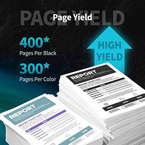 JINTUM 260 and 261 Ink Cartridge Compatible with Canon 260XL and 261XL Ink Cartridges for Canon TS6420a TS6420 TR7020a TR7020 TS5320 Printer Ink (1 Black, 1 Tri-Color)