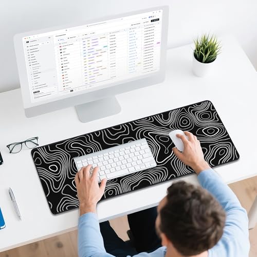 Yuhijoy Large Gaming Mouse Pad 31.5" x 11.8" Desk Mat Non-Slip Surface