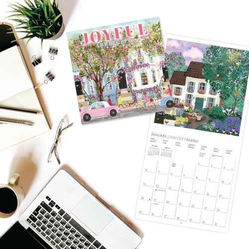 Graphique 2026 Joyful Landscapes Wall Calendar | 12¡± x 12¡± | Thick Paper | Home & Office Organizer | Large Monthly Grid | 3 Languages & Marked Holidays | 4 Month Preview Page for 2027