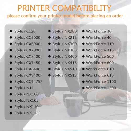 Run Star 10 Pack 69 T069 Remanufactured Ink Cartridge Replacement for Epson 69 T069 for Epson Stylus C120 CX5000 CX6000 CX8400 CX9400 NX110 NX300 NX400 NX415 Workforce 30 610 Printer (4BK/2C/2Y/2M)