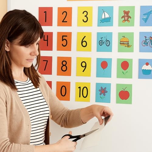Magnetic Sheets with Adhesive Backing 4 x 6 Inch, 200 Packs Adhesive Magnetic Sheets, 20 mil Flexible Magnet Sheets for Craft Projects, School, Office, Photo Magnets, Fridge Magnets
