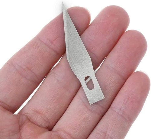 DIYSELF 300 PCS Exacto Knife Blades - High Carbon Steel #11 Craft Knife Refill with Storage Case