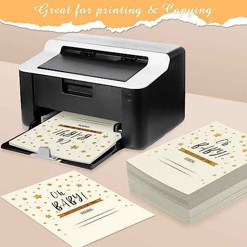 Fainne 200 Sheets 8.5 x 11 Inches Card stock Thick Paper Heavyweight Card Stock Printer Paper 250 GSM 92 lb Cover 170 lb Text for Invitations Menus Crafts DIY Projects(Cream)