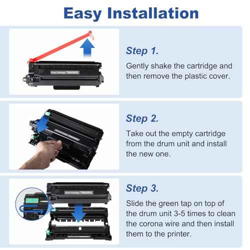 DR830 Drum Unit Compatible Replacement for Brother DR830 DR-830 Drum Unit for Brother DCP-L2640DW HL-L2400D HL-L2405W HL-L2460DW HL-L2480DW MFC-L2820DW XL MFC-L2900DW Printer 1 Pack - NOT Toner