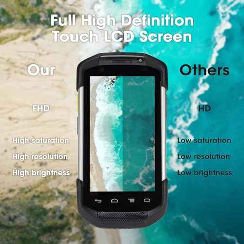 LCD Screen Replacement with Touch Digitizer for Symbol TC70 TC75 TC75X Barcode Scanner Handheld Mobile Computer (Android Version), HD Sensitive (for Symbol TC70)