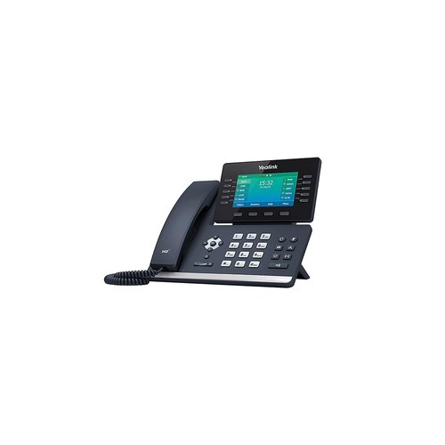 Yealink T54W IP Phone, 16 VoIP Accounts. 4.3-Inch Color Display. 802.11ac Wi-Fi, 802.3af PoE, Power Adapter Not Included (SIP-T54W)