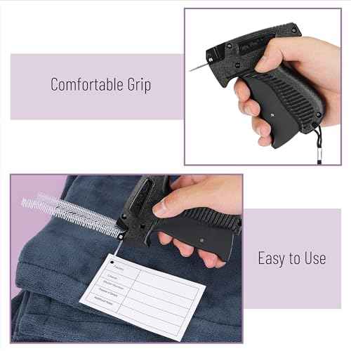 Mr. Pen- Tagging Gun, 5 Needles & 1008 Pcs Barbs Fasteners, Black, Price Tag Gun, Tagging Gun for Clothing, Tag Attacher Guns, Retail Tagging Gun, Hang Tag Gun, Clothes Tagging Gun