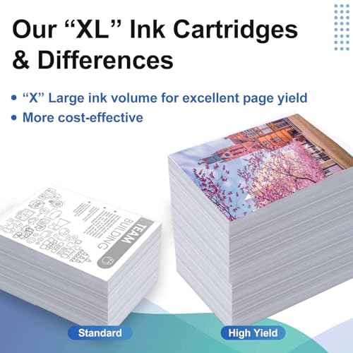 822 822XL 5PACK Remanufactured for Epson 822XL Ink Cartridges for Epson 822 T822 for Epson Workforce Pro WF-4830 WF-3820 WF-3823 WF-4820 WF-4833 WF-4834 Printer (2*Black, Cyan, Magenta, Yellow)