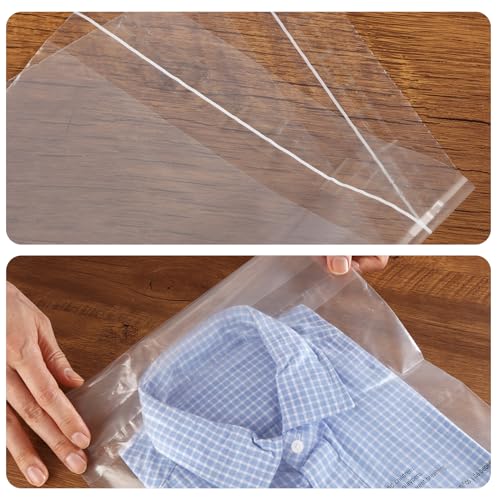 iMailer Resealable Clear Poly Bags 9x12 Inches - 100 Count with Suffocation Warning