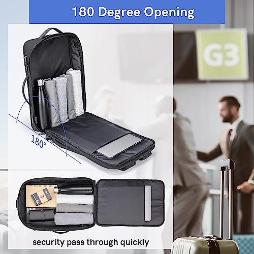 VGOAL Travel Laptop Backpack, Laptop Bookbag College Backpack Durable Water Proof with USB Charging Port for Men Women (FG6317-B)