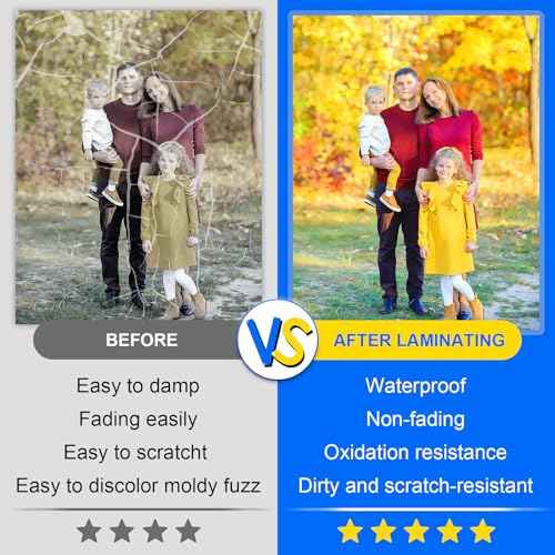 400 Pack Laminating Sheets, 3 Mil, 9 x 11.5 Inches Thermal Laminating Pouches Lamination Sheet Paper for Laminator, Clear, Letter Size, Office and School Supplies