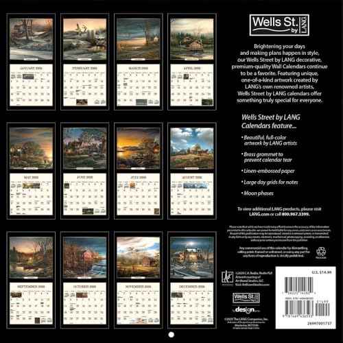 WSBL Terry Redlin 2026 12X12 Wall Calendar (26997001737)