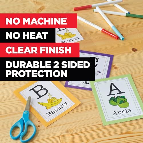 Scotch Self-Seal Laminating Pouches Letter Size 9 x 11.5 inches, 25 Pack