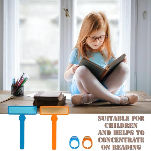 Reading Guide Strips Set - Dyslexia & Learning Aid Bookmarks & Rulers