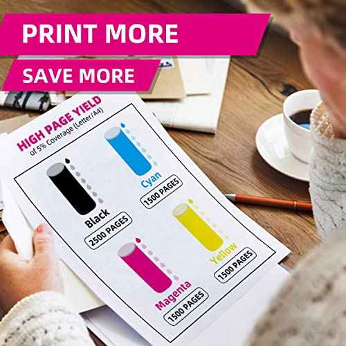 PGI-2200XL Ink Cartridges Compatible with Canon PGI 2200 XL Pigment Ink Work for Canon Maxify MB5420 MB5120 MB5320 MB5020 iB4120 iB4020 Printers (Black/Cyan/Magenta/Yellow, 8-Pack)