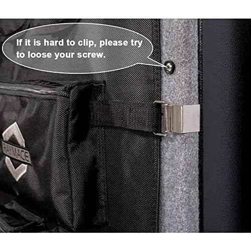 RAYMACE Gun Safe Door Panel Organizer 10.6W*43.5H£¬Adjustable Width to 13 Inch, Pistols and Documents Storage Solution