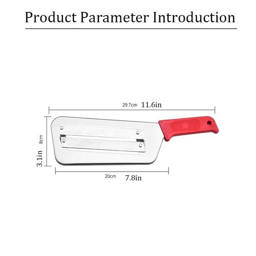 2025 New Stainless Steel Shredder Knife,304 Stainless Steel Cabbage Shredder,Multifunctional Shredders Knife For Vegetabless,Non-Slip Base,Double Blade,Easy To Use (Black)