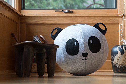 Vivora Niko 18 In. Anti-Burst Spherical Active Sitting Ball Chair - Panda Bear