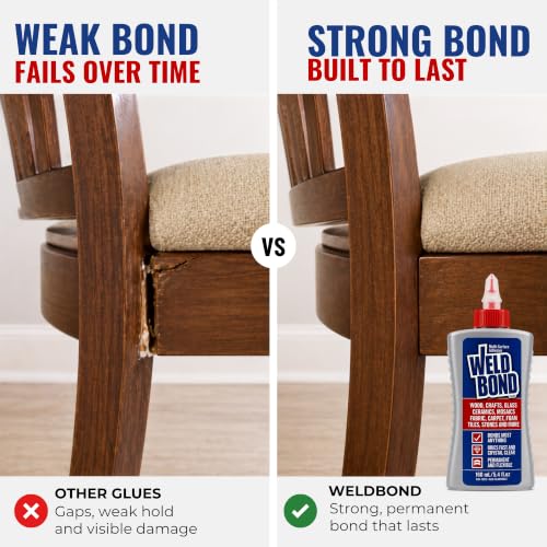 Weldbond Multi-Surface Craft Glue 5.4oz - Non-Toxic, Clear, 1 Pack